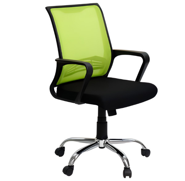 Silla Operativa Tela/Mesh Verde REF.0866V