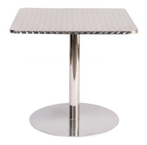 Mesa cuadrada de acero inoxidable REF. 0210