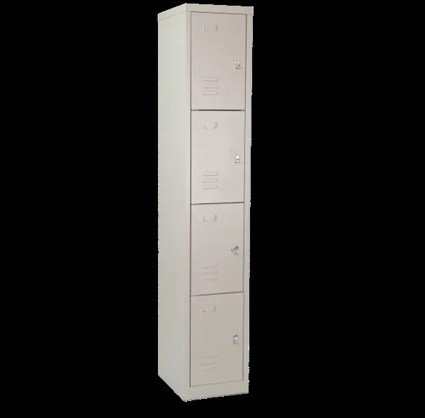 Locker de Metal 4 Puertas (Almendra)