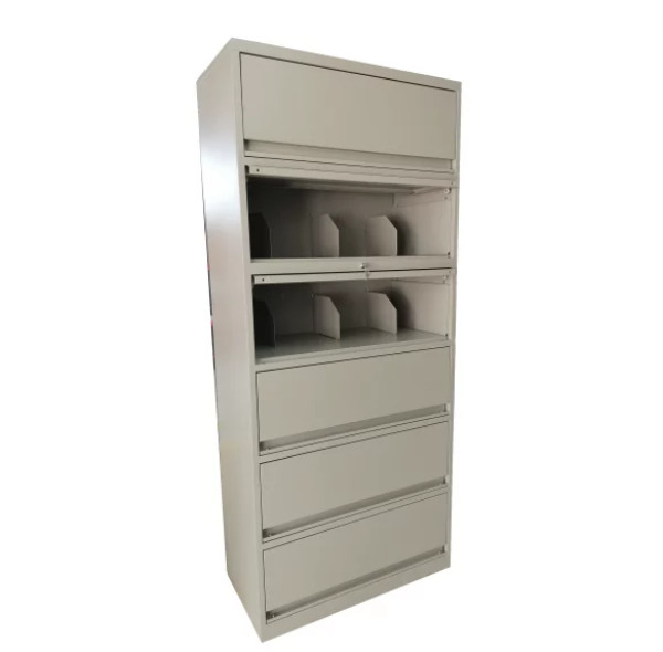 Archivador Bancario de metal 6 niveles (Crema)
