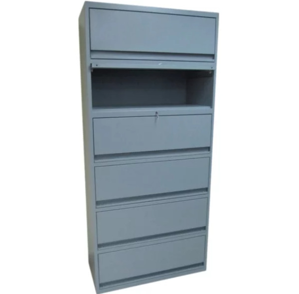Archivador Bancario de metal 6 niveles (Gris)