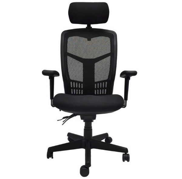 Silla Ejecutiva con Cabezal Negra REF. E0805N