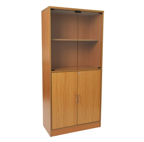 Librero con Puertas de Vidrio Abatibles REF. WN8005GL