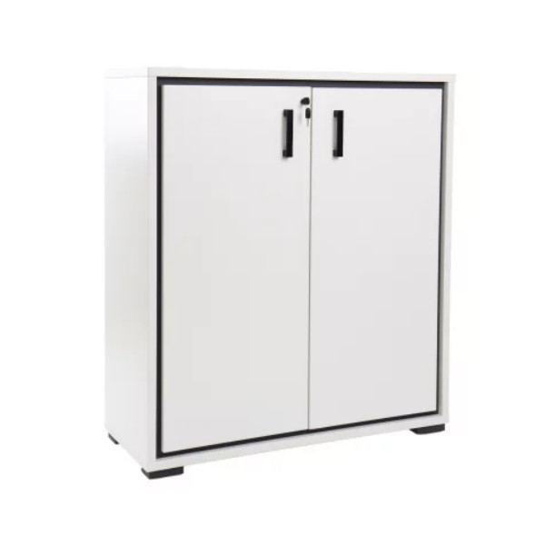 Librero Medium High con Puertas Abatibles y Cerradura REF.BWEMCW110